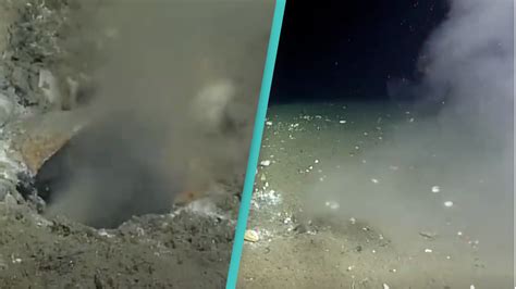 Unnerving footage shows leak in Pacific ocean floor that could。